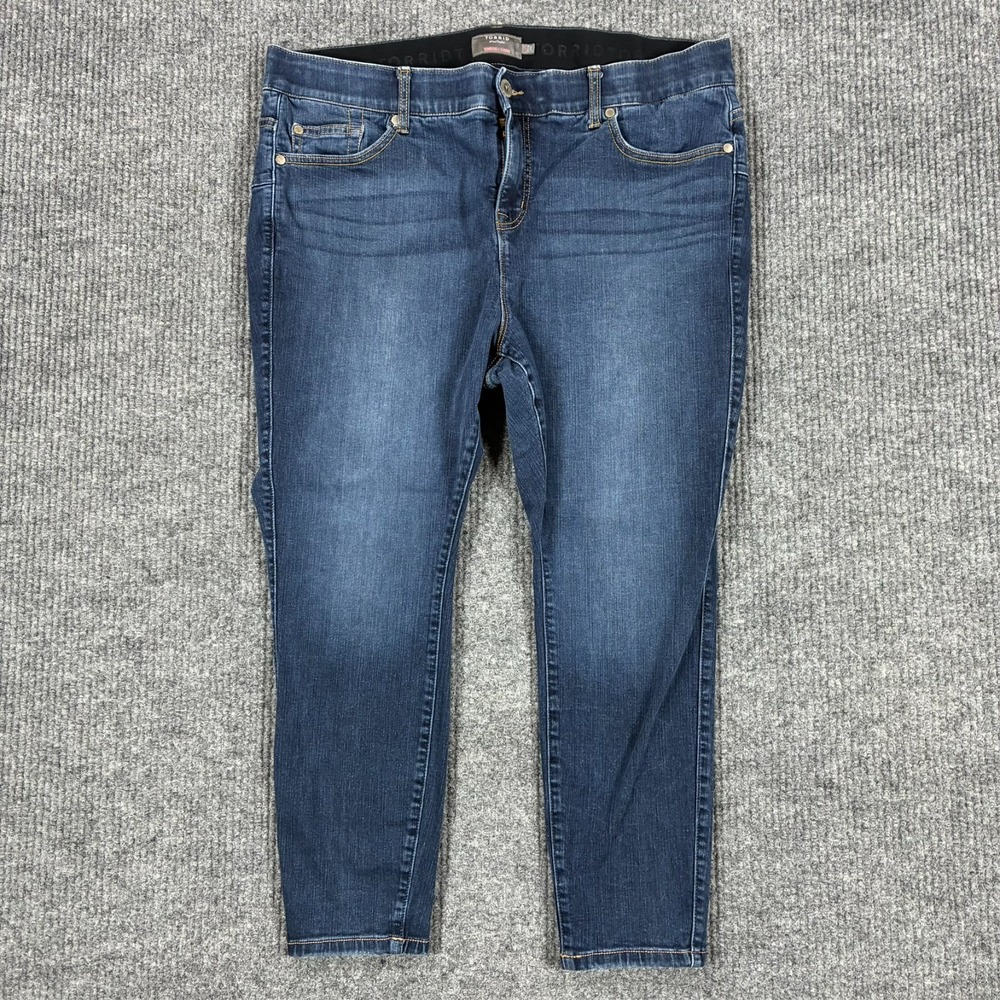 Torrid Bombshell Skinny Jeans Womens 20XS Premium Stretch Blue High Rise